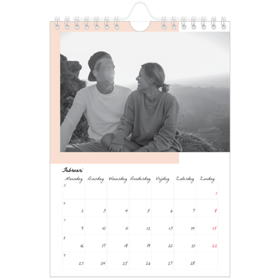 Fotokalender A5 — Kleur frames [Februari]