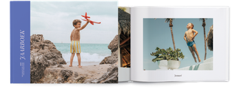 Fotoboeken — Kobalt rug en verhaal