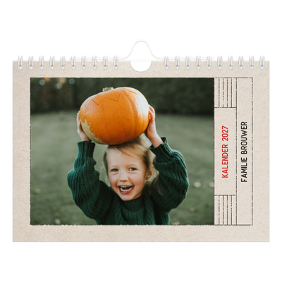 Fotokalender A5 — Stempel effect [omslag]