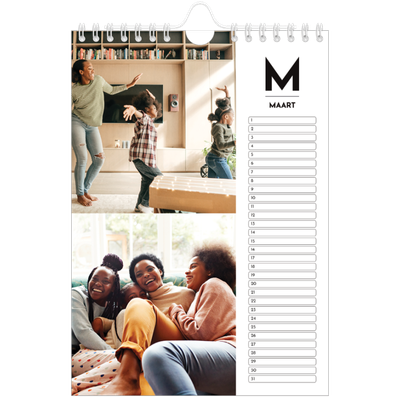 Fotokalender A5 — Schijnwerper effect [Maart]