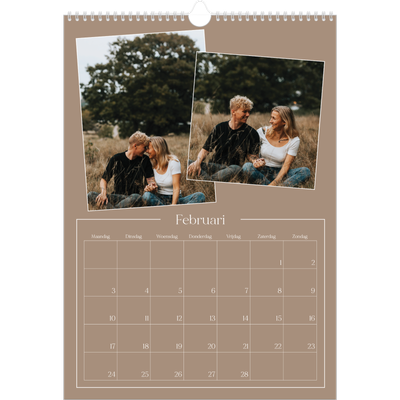 A3 Jaarkalender — Gemaakte herinneringen [Februari]