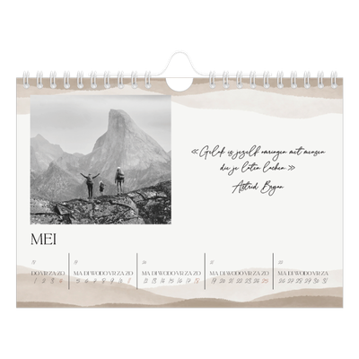 Fotokalender A5 — Welzijn quotes [omslag]