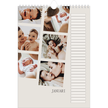 Fotokalender A4 — Herinneringen in beweging