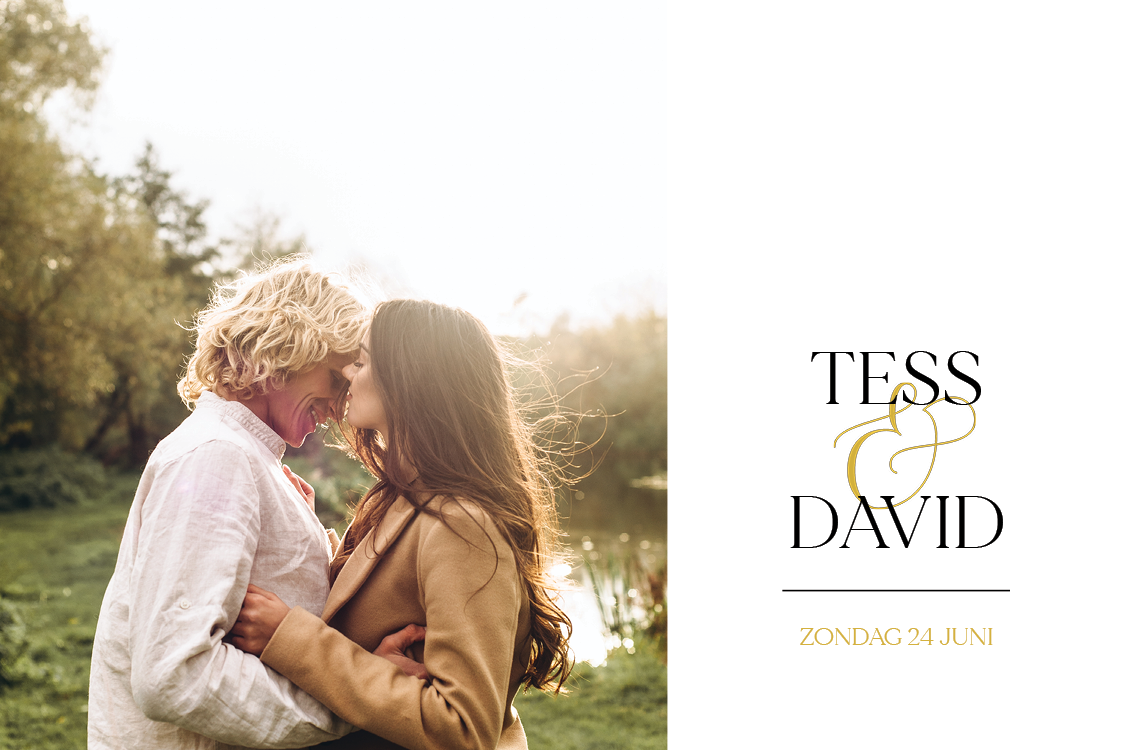 Uitnodigingen — Embleem van liefde