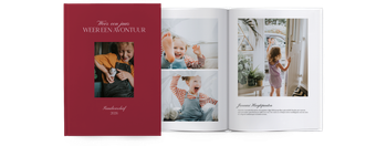 Fotoboeken — Vreugde & schrijfletters