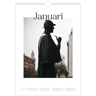 A3 Jaarkalender — Mijn reisverhaal - Londen [Januari]