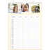 A4 Familieplanners — Modern - gezinsplanner 4 personen [Januari]