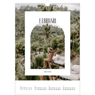 A3 Jaarkalender — De open boog [Februari]