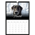 A3 Jaarkalender — Zwart [Maart]
