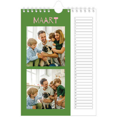 Fotokalender A5 — Vrolijk & kleurrijk [Maart]