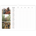 A3 Familieplanners — Simplistisch - gezinsplanner 5 personen [Januari]