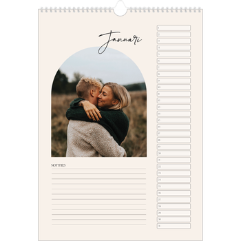 Fotokalender A3 — Boog van herinneringen