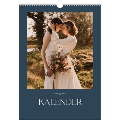 A3 Jaarkalender — Leisteen & schreef [omslag]
