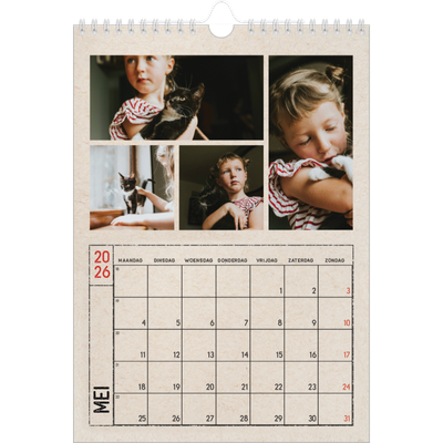 Fotokalender A4 (20 x 30 cm) — Stempel effect [omslag]