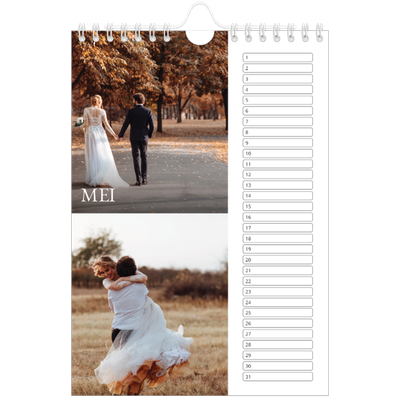 Fotokalender A5 — Schreefletters [Mei]