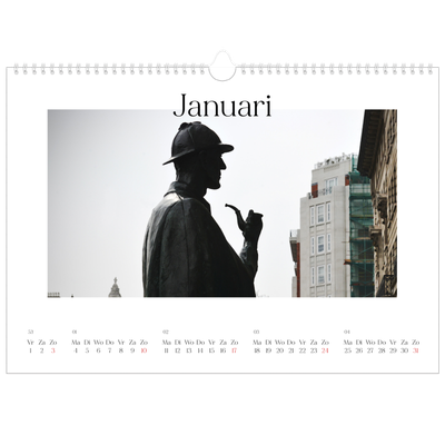 Fotokalender A3 — Mijn reisverhaal - Londen [Januari]
