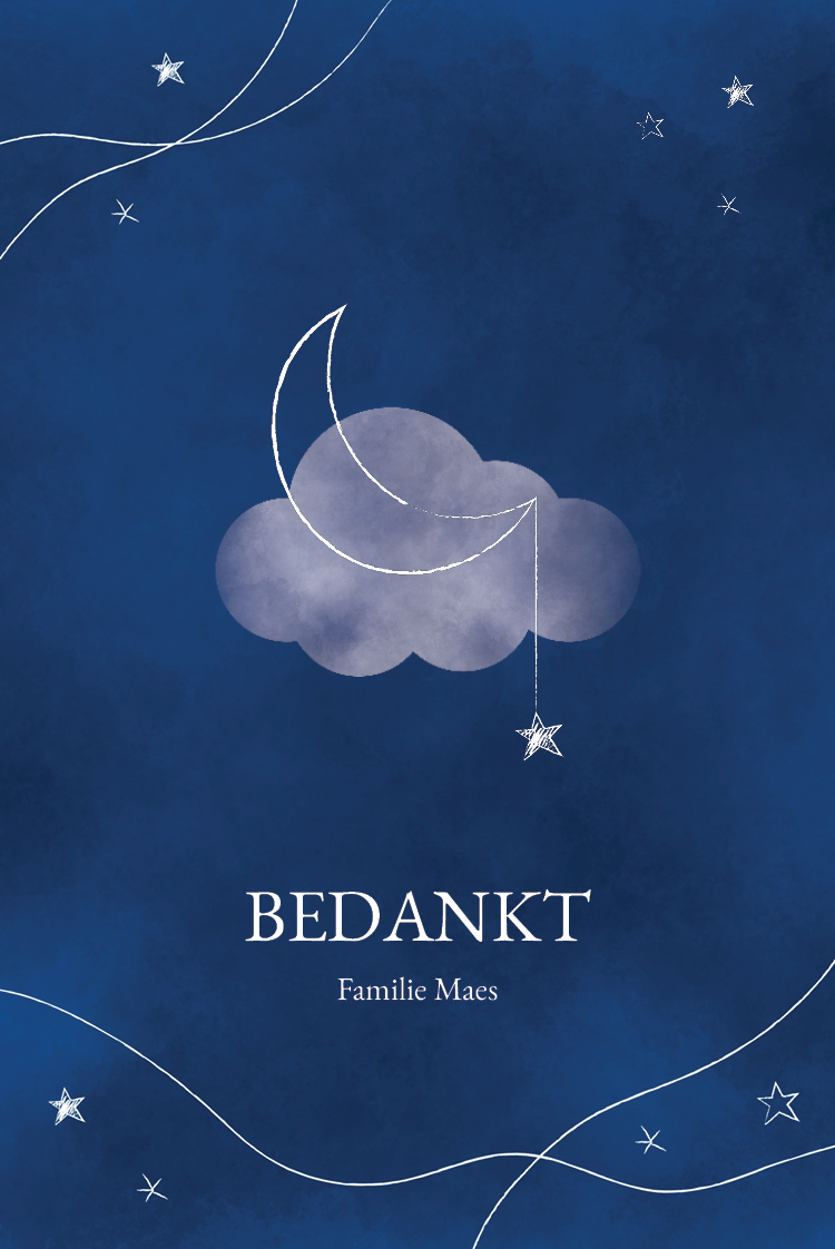 Bedankkaarten — Maan liefde