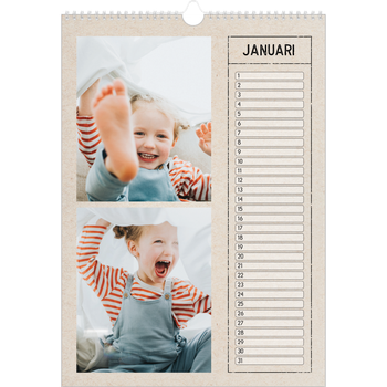 Fotokalender A3 — Stempel effect