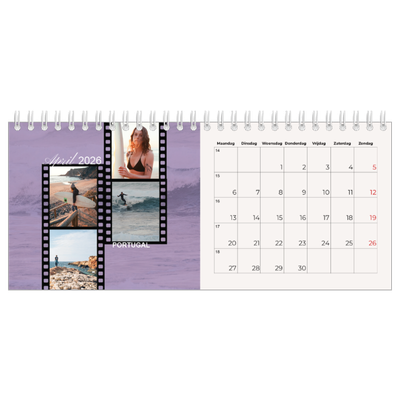 Bureaukalenders — Zin in avontuur [April]