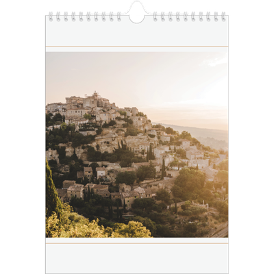 Verjaardagskalenders A4 — Gouden banner [omslag]