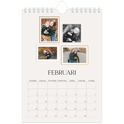 Fotokalender A5 — Fotowand gallerij [Februari]