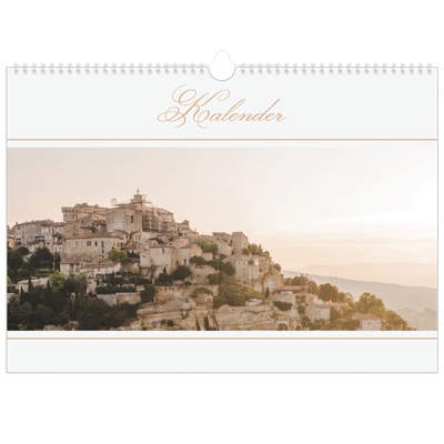 Fotokalender A3 — Gouden banner [omslag]