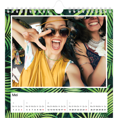 Jaarkalenders vierkant — Tropische planten [omslag]