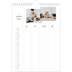 A4 Familieplanners — Grootse plannen - gezinsplanner 4 personen [Maart]