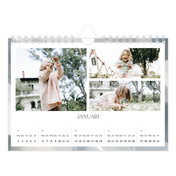 Fotokalender A5 — Verfkwast effect
