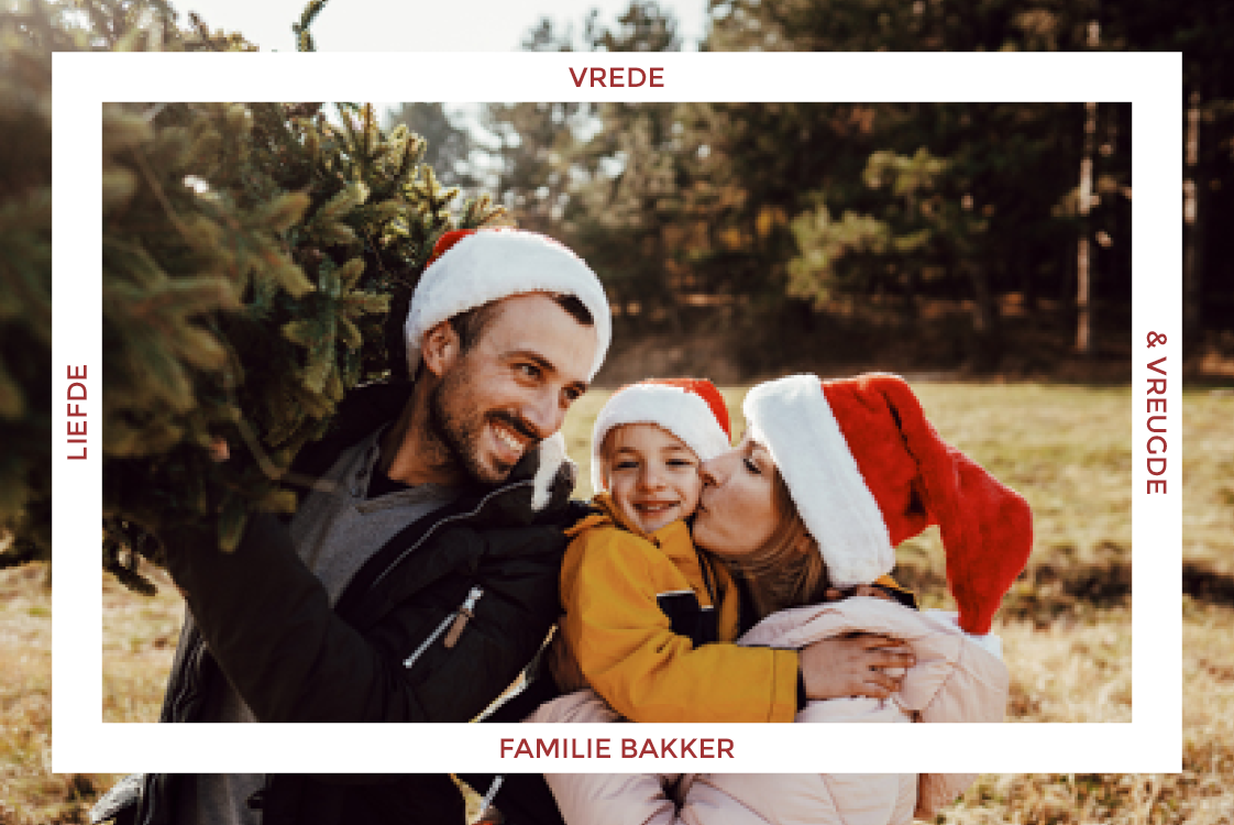 Fotokaarten — Boodschap in kader