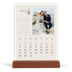 Bureaukalender met houten standaard  — Initialen in bloei [Maart]