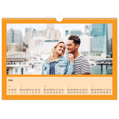 Fotokalender A3 — Kleurrijke kaders [omslag]