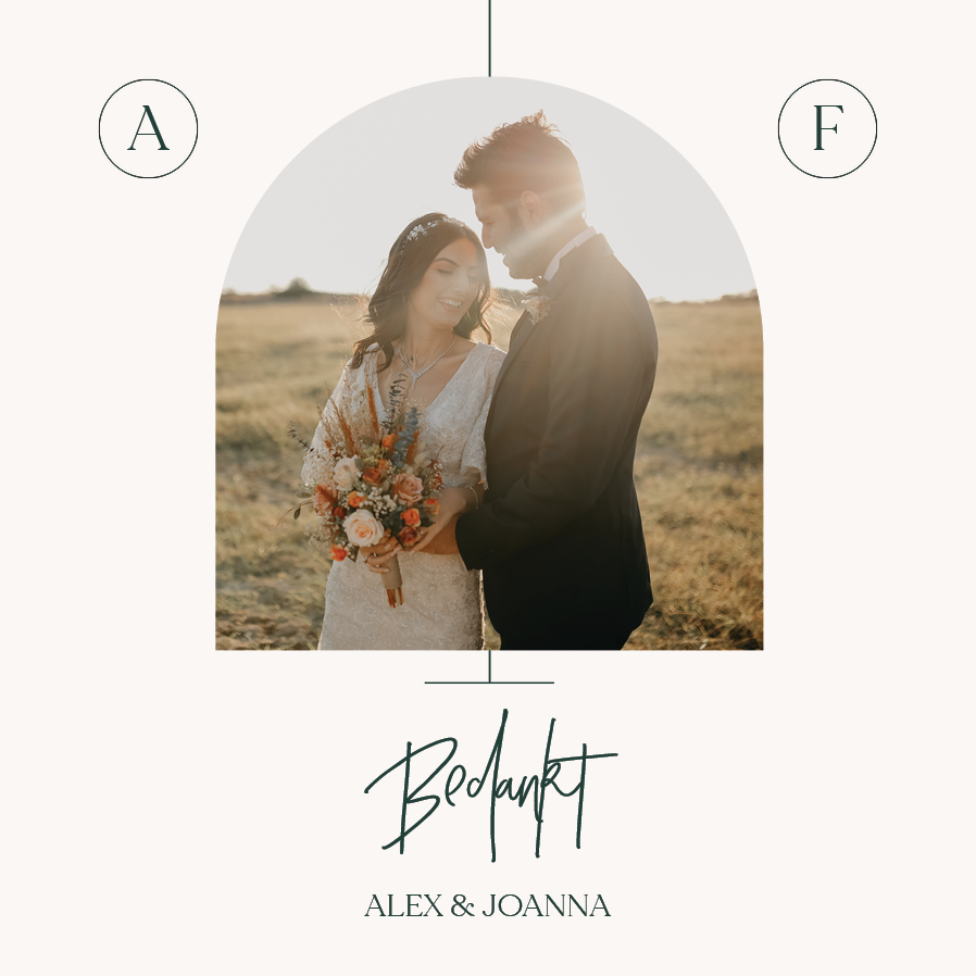 Bedankkaarten — Boog