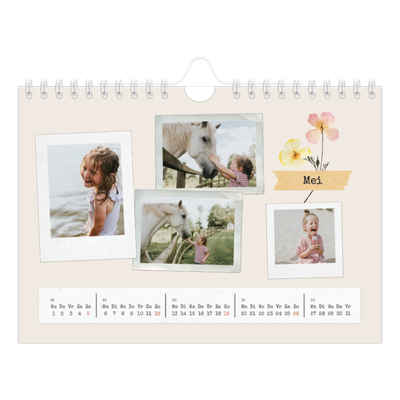 Fotokalender A5 — Vintage scrapbook [omslag]