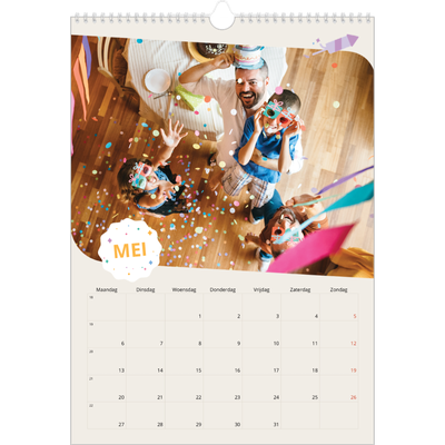 A3 Jaarkalender — Iconische verjaardag [omslag]