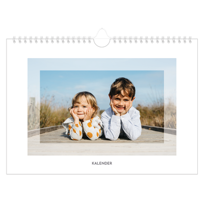 Fotokalender A4 — Transparante kaders [omslag]