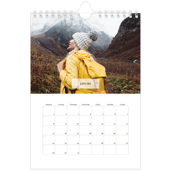 Fotokalender A5 — Klassieke kalender
