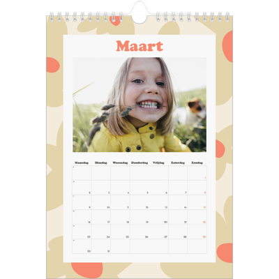 Fotokalender A4 (20 x 30 cm) — Speelse patronen [Maart]