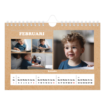Fotokalender A5 — Magazine stijl [Februari]