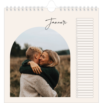 Fotokalender Vierkant — Boog van herinneringen