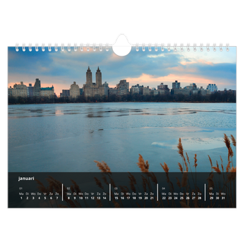 Fotokalender A4 — Fotoverloop naar transparant