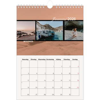 Fotokalender A4 — Zin in avontuur