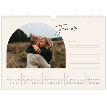 Fotokalender A3 — Boog van herinneringen