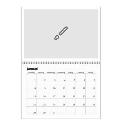 Ontwerp je fotoproduct | Jaarkalender A4-double