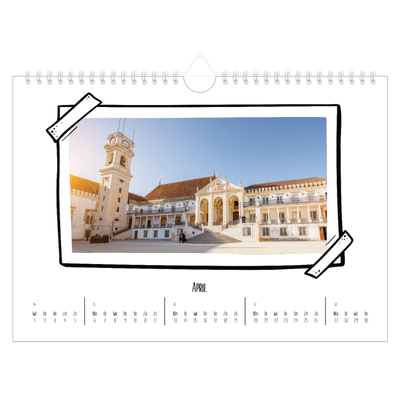 Fotokalender A4 — Plakboekmomenten [April]