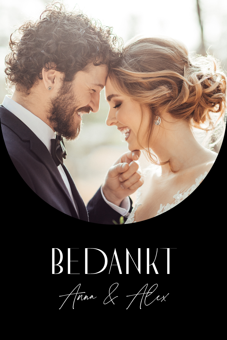 Bedankkaarten — Stijlvolle bogen