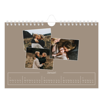 Fotokalender A5 — Gemaakte herinneringen