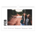 Fotokalender A4 — Witte randen [Februari]