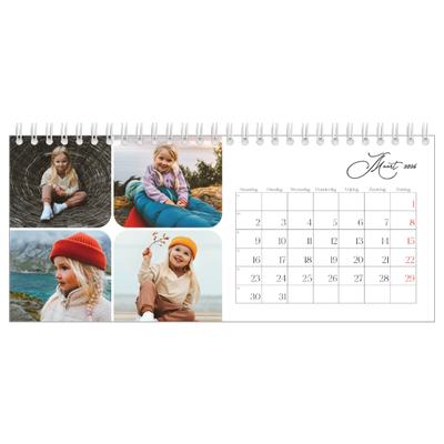 Bureaukalenders — Momentopnamen en schrift [Maart]