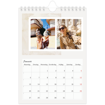 Fotokalender A5 — Gedempte tonen